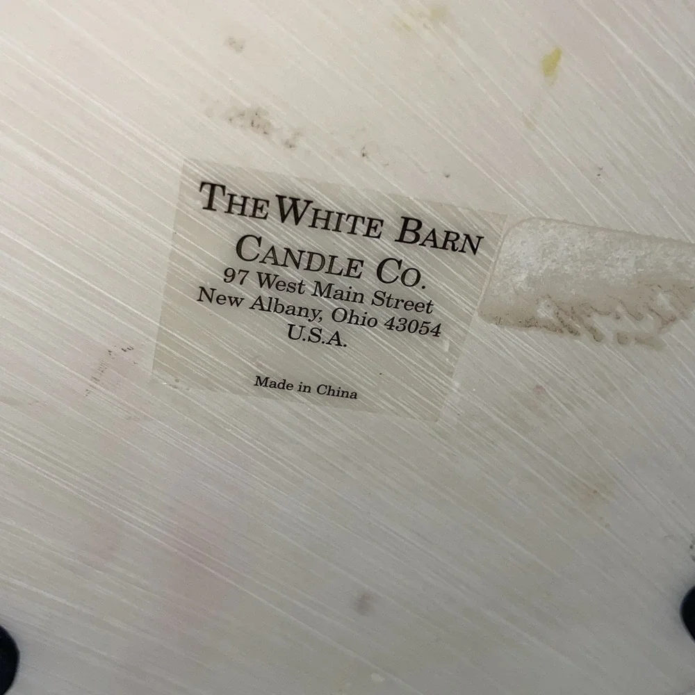 White Barn Large‎ Christmas Ring Candle Holder Santa Snowman Deer Bear Presents - Picture 11 of 11